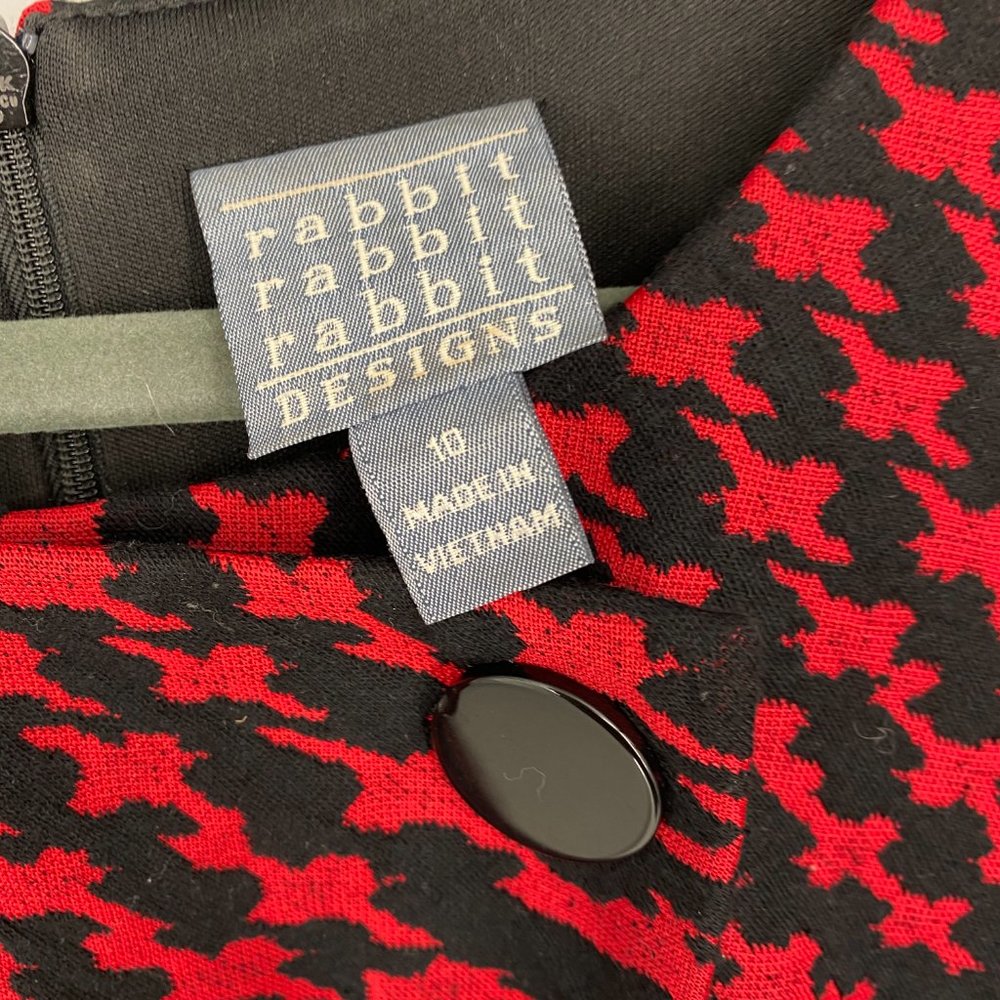 Rabbit Rabbit Rabbit | Red And Black Printed Dress - image 4